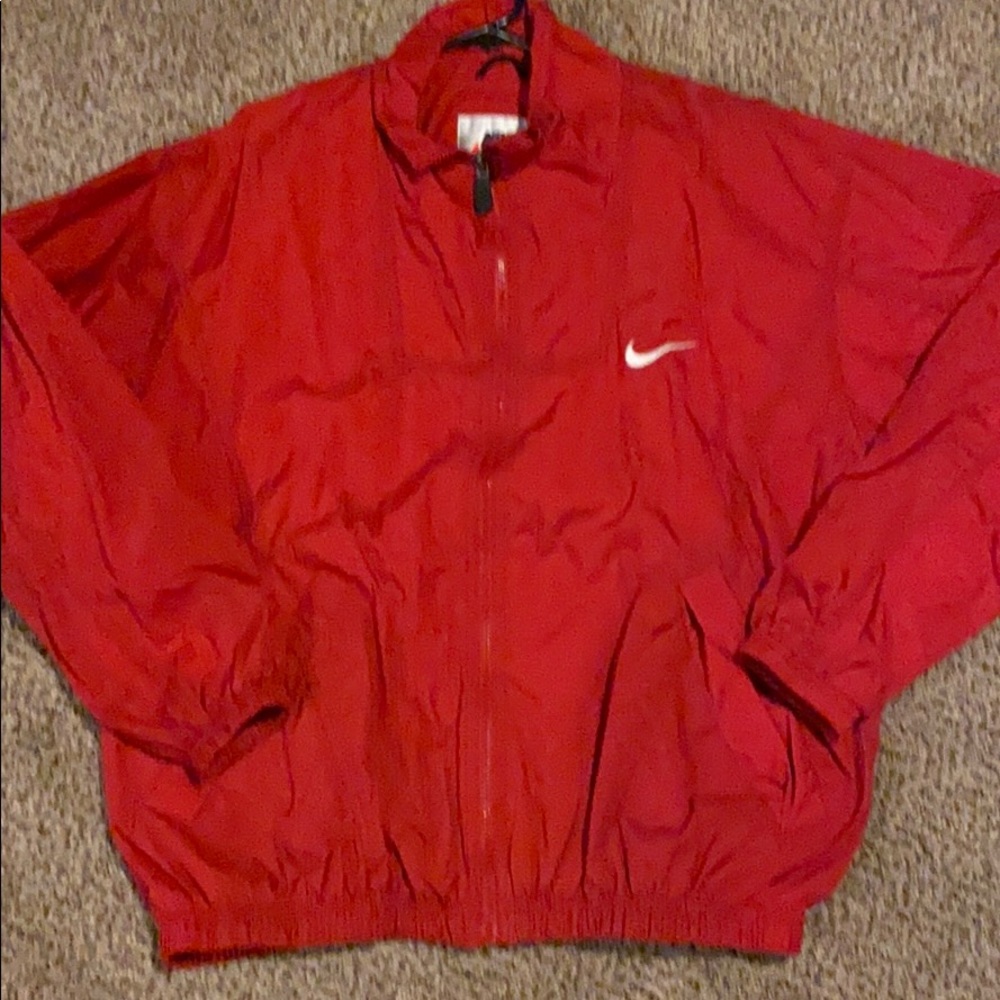 Nike red ladies jacket